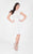 Terani Couture - High Neck Beaded A-line Cocktail Dress 1711P2249 In White