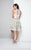 Terani Couture - Floral Jewel Neckline A-line Cocktail Dress 1711P2252 In White and Multi-Color
