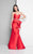 Terani Couture - High-class Sweetheart Mermaid Gown 1711P2372 In Red