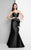 Terani Couture - High-class Sweetheart Mermaid Gown 1711P2372 In Black