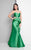 Terani Couture - High-class Sweetheart Mermaid Gown 1711P2372 In Green