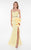 Terani Couture - High-class Sweetheart Mermaid Gown 1711P2372 In Yellow