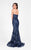 Terani Couture - Stunning Embroidery Sweetheart Polyester Full Length Hemline Mermaid Gown 1711P2387 in Pink