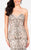 Terani Couture - Wonderful Beaded Sweetheart Scalloped Hemline Polyester Mermaid Gown 1711P2394 In Silver and Pink