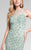 Terani Couture - Grandiose Shimmering Illusion Neck Mermaid Gown 1711P2591 In Green