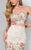 Terani Couture - Two Piece Sweetheart Floral Print Cocktail Dress 1711P2699 In Multi-Color and Neutral
