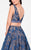 Captivating Embroidery Bateau Polyester A-Line Gown 1711P2714