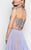 Terani Couture - Embelished Two Piece A-line with Side Slit Prom Gown  1711P2725 In Purple and Neutral