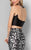 Terani Couture - Two Piece Mermaid with Embelished Illusion Neckline Prom Gown 1711P2727 In Black and White