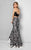 Terani Couture - Two Piece Mermaid with Embelished Illusion Neckline Prom Gown 1711P2727 In Black and White