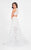 Two-Piece Ornate Jewel Gown with High-Low Skirt 1711P2731