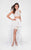 Terani Couture - Two-Piece Ornate Jewel Gown with High-Low Skirt 1711P2731 In White and Neutral