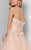 Terani Couture - Embelished Sweetheart Bodice with a Layered A-line Skirt Prom Gown 1711P2839 In Pink and Neutral