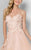 Terani Couture - Embelished Sweetheart Bodice with a Layered A-line Skirt Prom Gown 1711P2839 In Pink and Neutral