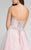 Terani Couture - Stunning Beaded Sweetheart Polyester A-Line Dress 1711P2847 In Pink and Silver