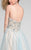 Terani Couture - Dazzling Beaded Strapless Sweetheart Polyester A-line Dress 1711P2855 In Blue and Gold