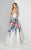 Terani Couture - Sweetheart Floral Print Mikado Gown 1711P2862 In White and Multi-Color