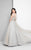 Terani Couture - Charming Sleeveless Illusion Neck Polyester A-Line Gown 1711P2876 In Neutral