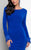 Terani Couture - Elegant Long Sleeve Mermaid Dress 1712E3647 In Blue