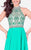 Jeweled Patterned Halter Prom Dress 1712P2441