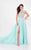 Jeweled Patterned Halter Prom Dress 1712P2441