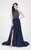 Jeweled Patterned Halter Prom Dress 1712P2441