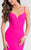 Terani Couture - Classy Sleeveless Sweetheart Fit and Flare Ruffled Dress 1712P2445 in Pink
