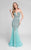 Multi-Colored Illusion Mermaid Gown 1712P2449