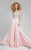 Terani Couture - Stunning Beaded Sweetheart Polyester A-line Dress 1712P2452 In Pink