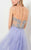 Terani Couture - Dazzling Beaded Illusion Neck Polyester A-line Gown 1712P2456 In Purple