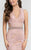 Terani Couture - Lacy Mermaid Gown with Side Cutouts 1712P2461 In Pink