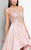 Terani Couture - Sleeveless Hi-low Gown with Sweep Train 1712P2465 In Pink