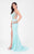 Stunning Sleeveless V-Neck Polyester Column Gown1712P2484
