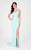 Stunning Sleeveless V-Neck Polyester Column Gown1712P2484