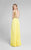 Terani Couture - Intricate Spangled V-Neck Illusion Gown 1712P2497