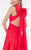 Terani Couture - Adorable Sweetheart Neck Open Back Polyester A-Line Gown 1712P2502 In Red