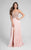 Terani Couture - Illusion Sweetheart Chiffon Gown 1712P2512 In White