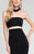 Terani Couture - Fashion-forward Choker Neck Stretch Jersey Mermaid Dress 1712P2518 In Black
