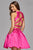 7858 Short Mikado Two-Piece Cocktail Dress