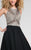 Terani Couture - Sparkling Sheer Halter Top and Strappy Back Prom Dress 1712P2533 In Black