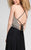 Terani Couture - Sparkling Sheer Halter Top and Strappy Back Prom Dress 1712P2533 In Black