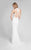 Terani Couture - Crystal and Pearl Halter Fit and Flare Prom Gown 1712P2534 In White
