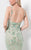 Terani Couture - Embroidered Applique Illusion Mermaid Gown 1712P2639 in Green