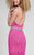 Terani Couture - Open Back Mermaid Gown with Embelished Waist 1712P2645 In Pink