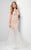 Terani Couture - Baroque Embellished Mermaid Gown 1712P2647 In White