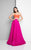 Terani Couture - Vibrant Two Piece Gown 1712P2741 In Pink and Orange