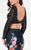 Terani Couture - Printed Two-piece Mermaid Gown 1712P2751 In Black and Multi-Color