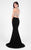 Terani Couture - Sparkly Two-piece Mermaid Gown 1712P2753 In Black and Neutral