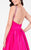 Terani Couture - A-line Gown with Embelished Neck and Open Back 1712P2886 In Pink