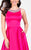Terani Couture - A-line Gown with Embelished Neck and Open Back 1712P2886 In Pink